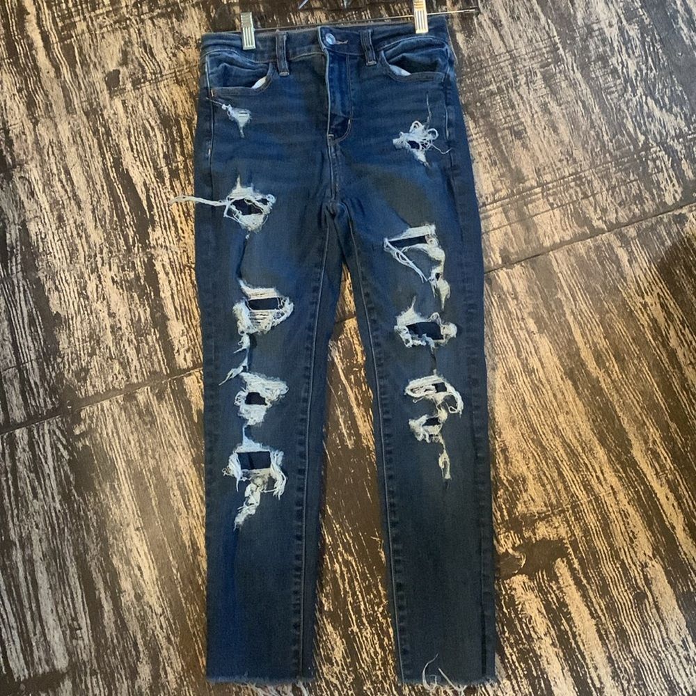 American Eagle Ne(x)t level super high rise jegging. Size 0 long